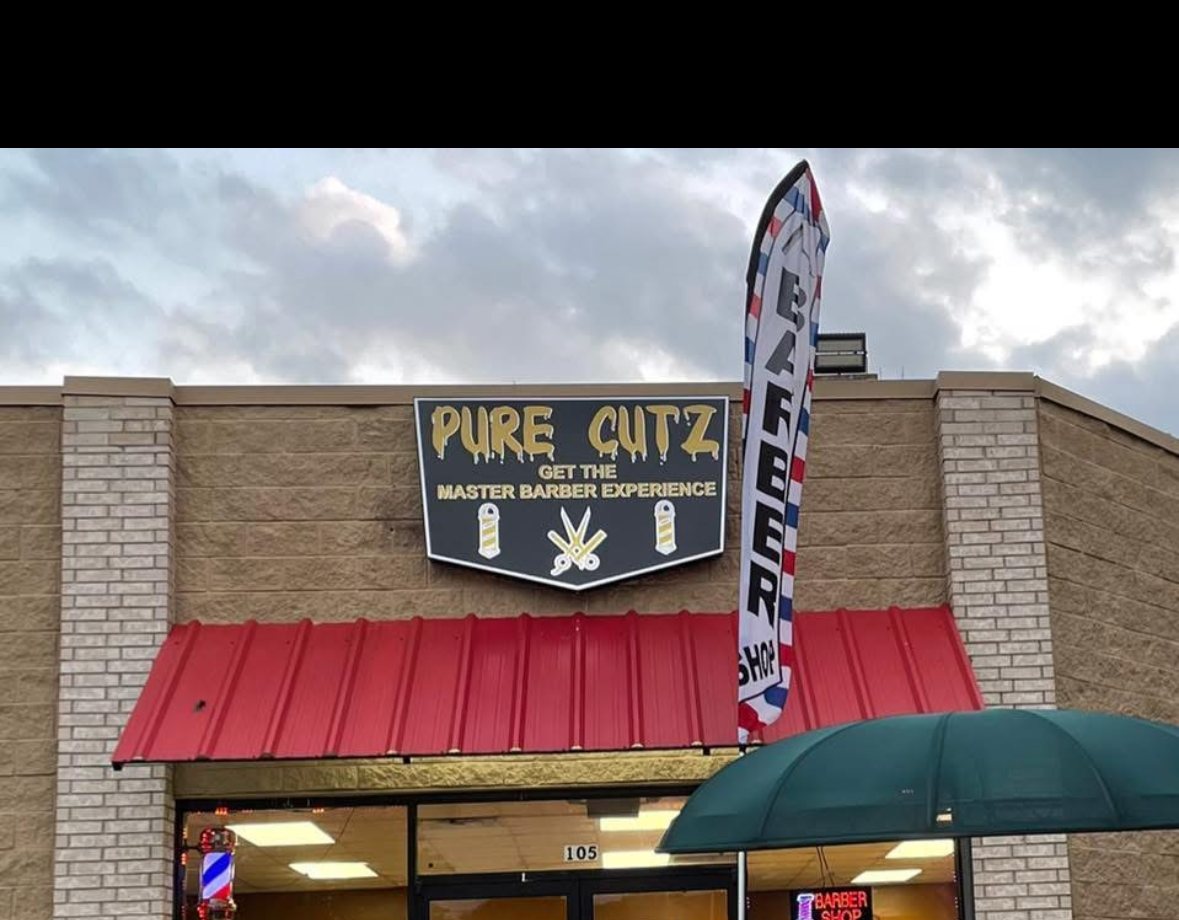 Pure Cutz storefront, 801 N Main St Mansfield